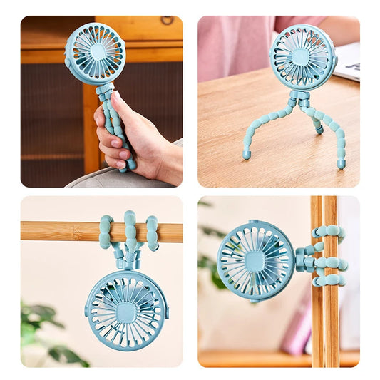 Ventilateur de poussette et lit portable pour bébé