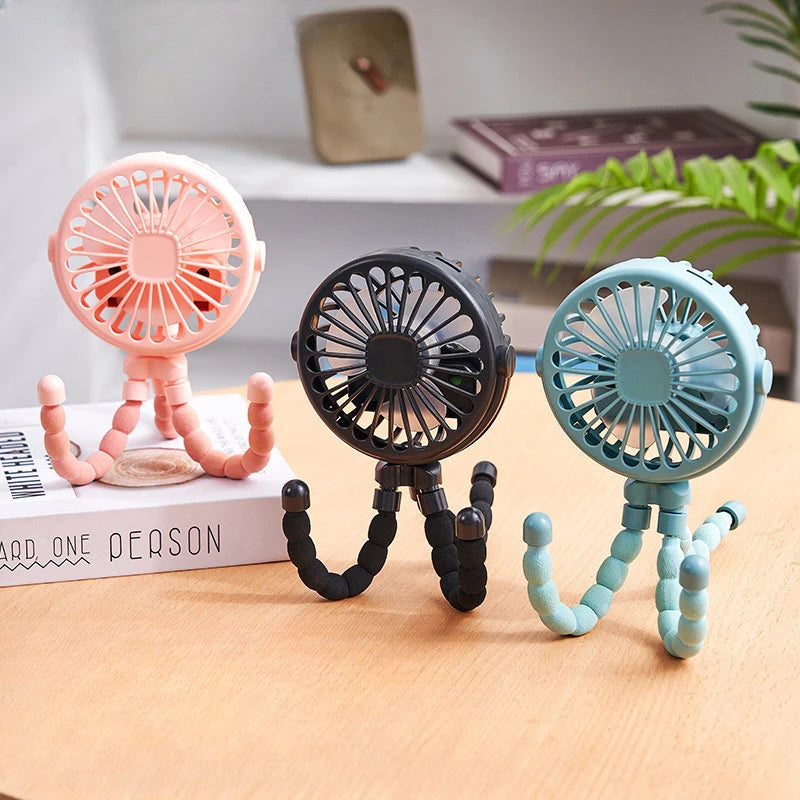 Ventilateur de poussette et lit portable pour bébé