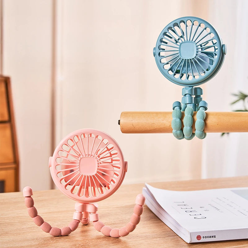 Ventilateur de poussette et lit portable pour bébé