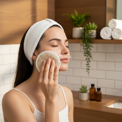 Lingettes demaquillantes 100% naturelles et reutilisables