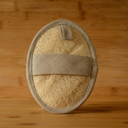 Éponge de bain naturelle en luffah